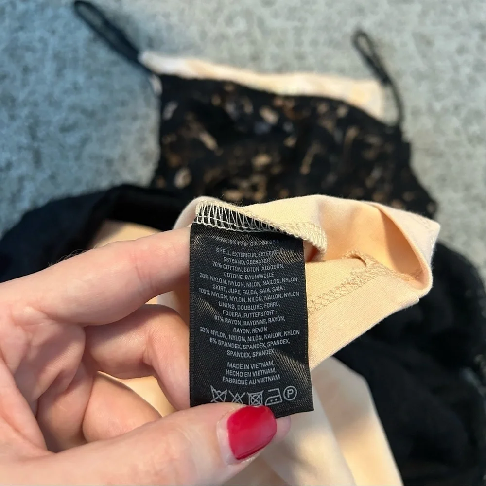 Anthropologie Moulinette Soeurs Cotrena Flounced Black Laced Dress Size 6 - Picture 12 of 12